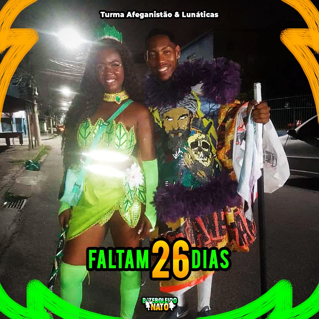 apyxfnd_gov's tweet photo. FALTAM 26 DIAS PARA SEXTA DE CARNAVAL 🎭 https://t.co/H3I8mAPOqG