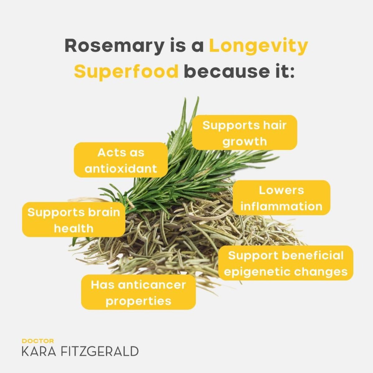 MyDoctorInna's tweet photo. #Repost @drkarafitzgerald
・・・
Rosemary is a potent antioxidant and anti-inflammatory, it’s anticancer and provides neuroprotection (boosting memory and cognitive performance) and pain relief. https://t.co/qq5FgD2OEq