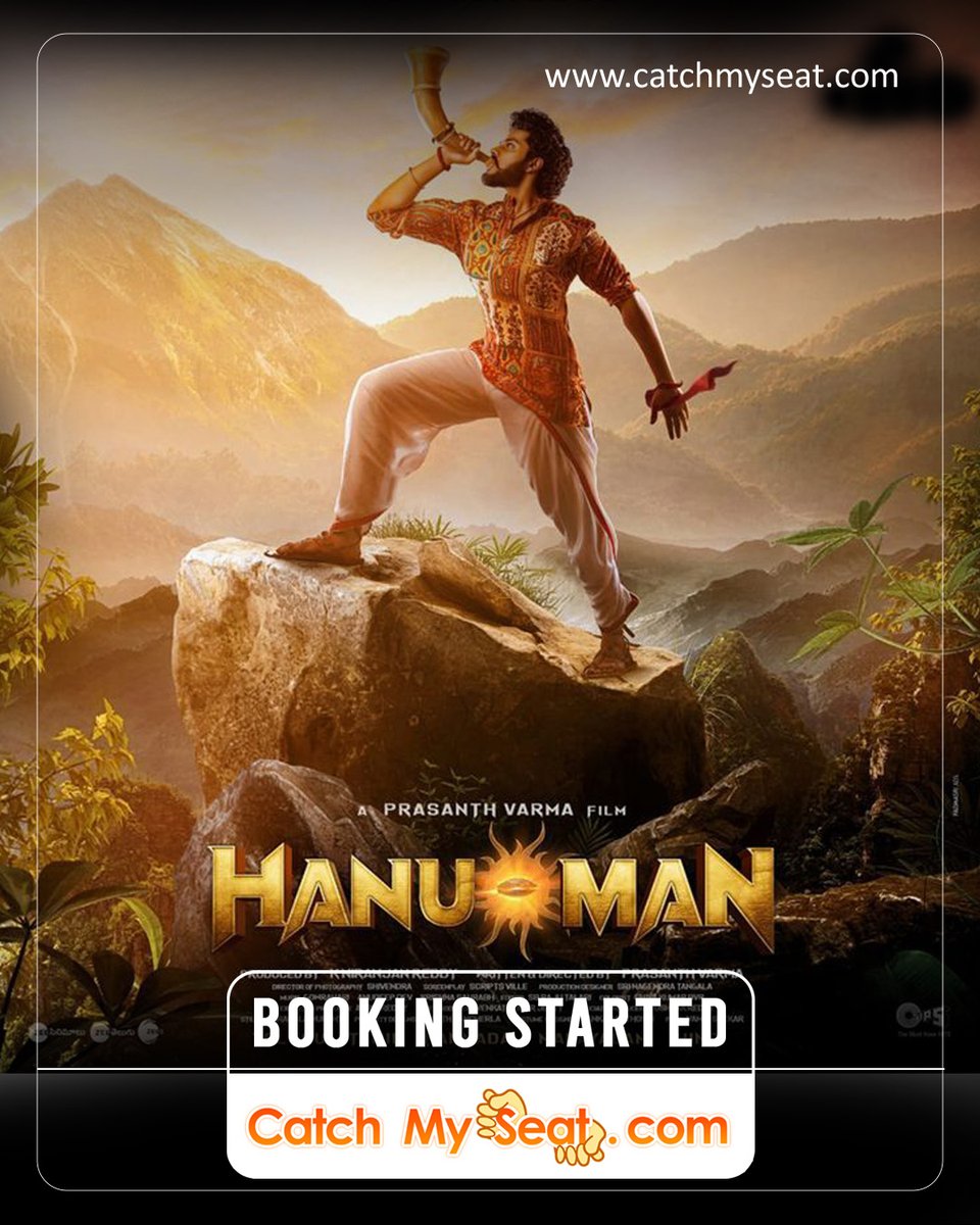 catchmyseat's tweet photo. #HanumanOnJan12th 
Catch Your Seats :- https://t.co/X1ZQIPi6dp https://t.co/fovXLAfKzy