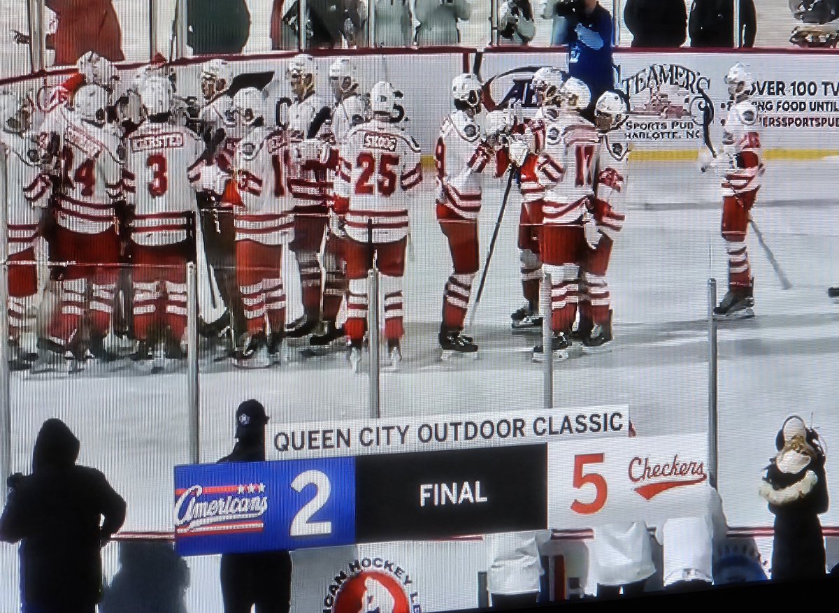 Great win! #CharlotteCheckers #OutdoorClassic #LetsGoCheckers