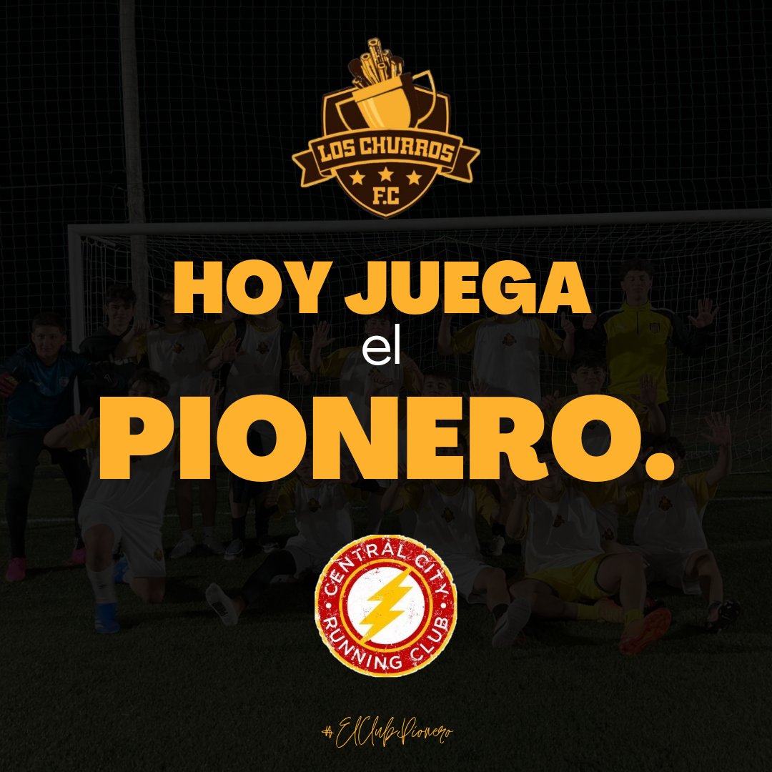 ¡ℍ𝕆𝕐 𝕁𝕌𝔼𝔾𝔸 𝕃𝕆𝕊 ℂℍ𝕌ℝℝ𝕆𝕊! 🤩

🆚️ Central City FC
📍 Complejo Los Álamos
🕒 19:00 HS

#ElClubPionero 👊🏼