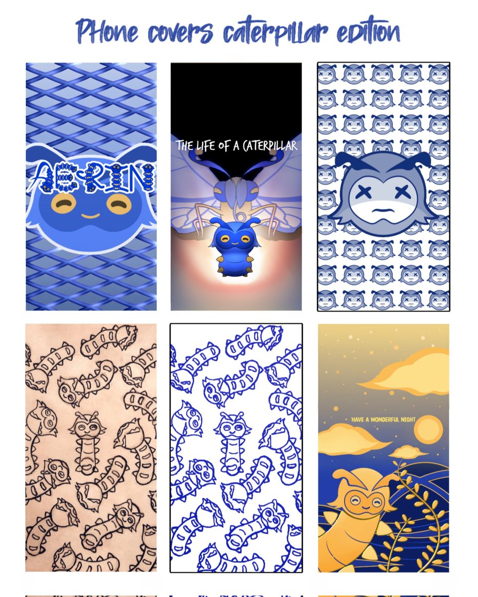 AerinLavender's tweet image. Phone covers caterpillar edition 

Tags: #art #digitalart #phonecoverdesign #caterpillar