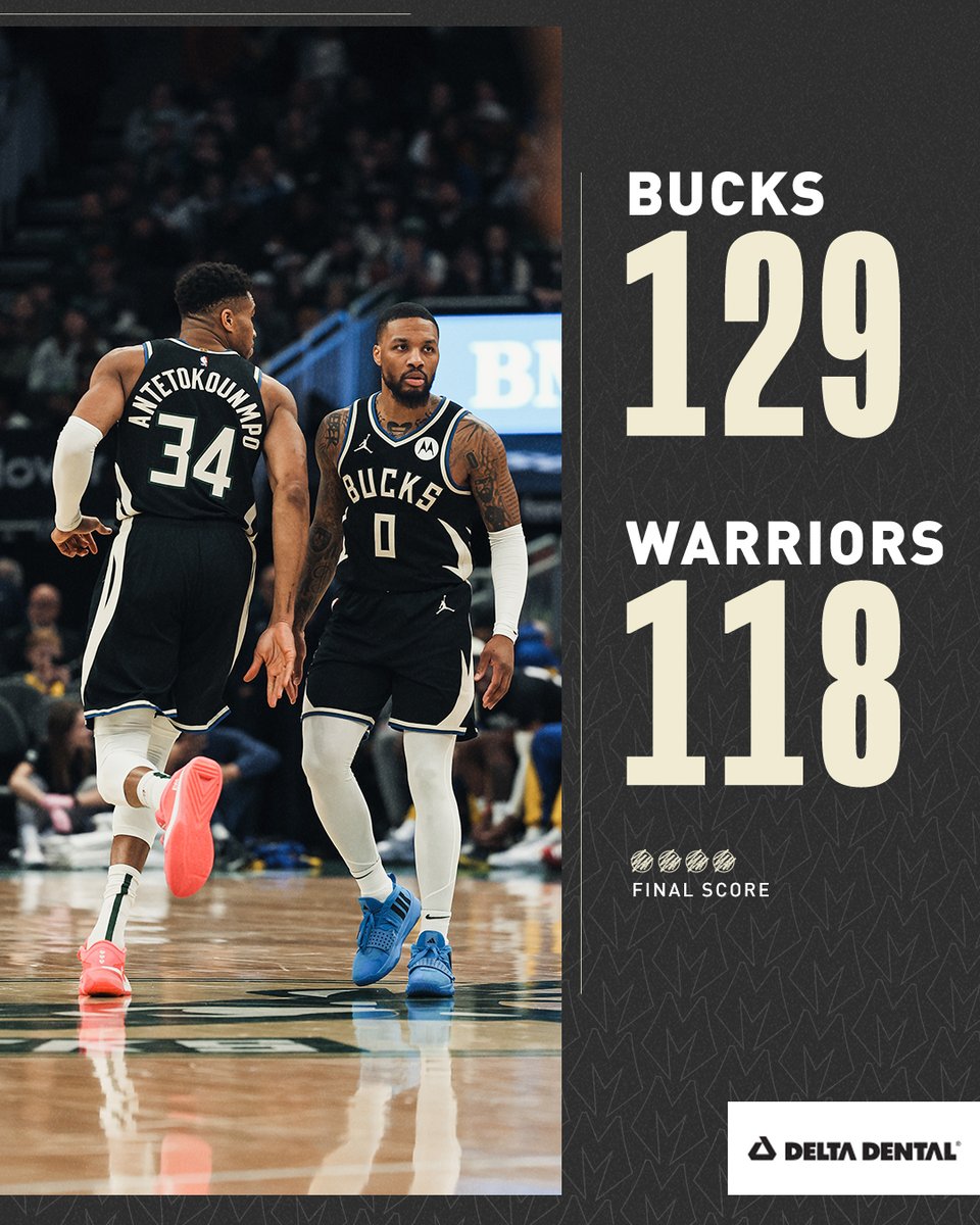 Bucks's tweet photo. Got the dub.

#FearTheDeer https://t.co/dyAm6mwgf5