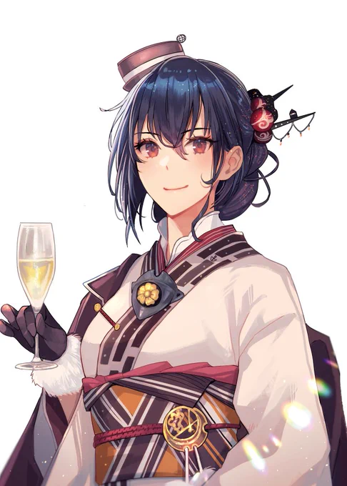 ラフ→完成なんだけど描いているうちにラフのドヤ顔が薄まってしまった 