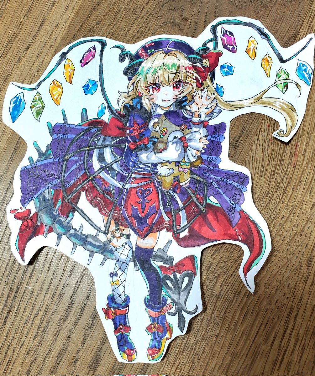 yokoyama_bancho's tweet photo. 娘の東方プロジェクトの模写が小５とは思えないんだよなマジで https://t.co/F34D5sRd7l