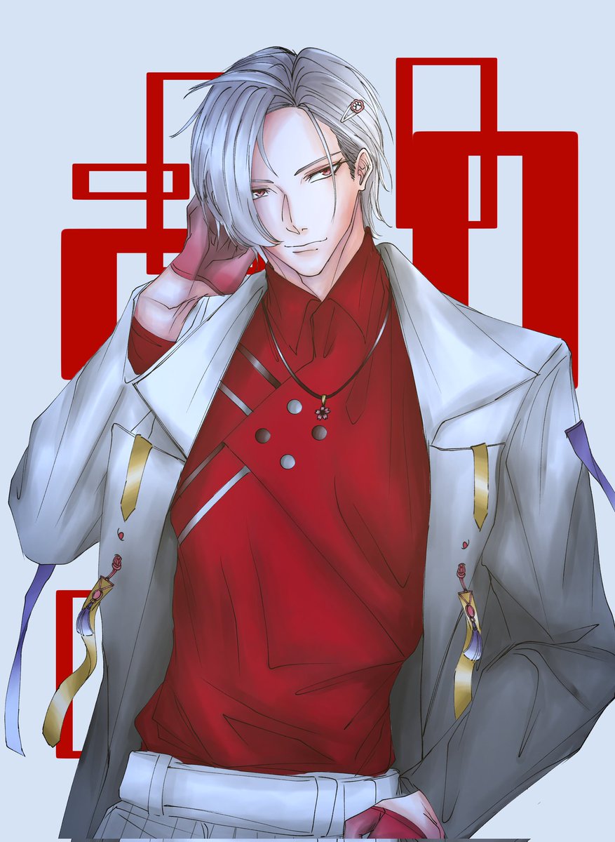 "  everyone  is  eligible  to  have  their  own  definition  of  happiness.  for  me,  my  happiness  is—hm?  one  bouquet  of  flowers?  right  up!  "   (  #TOUNOKI3   )