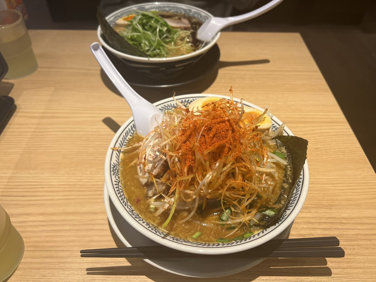 DemioKokuba's tweet photo. 昨日、久々に丸源行って来た！🍜

最高でした😆 https://t.co/Mft7Z9Fu0z
