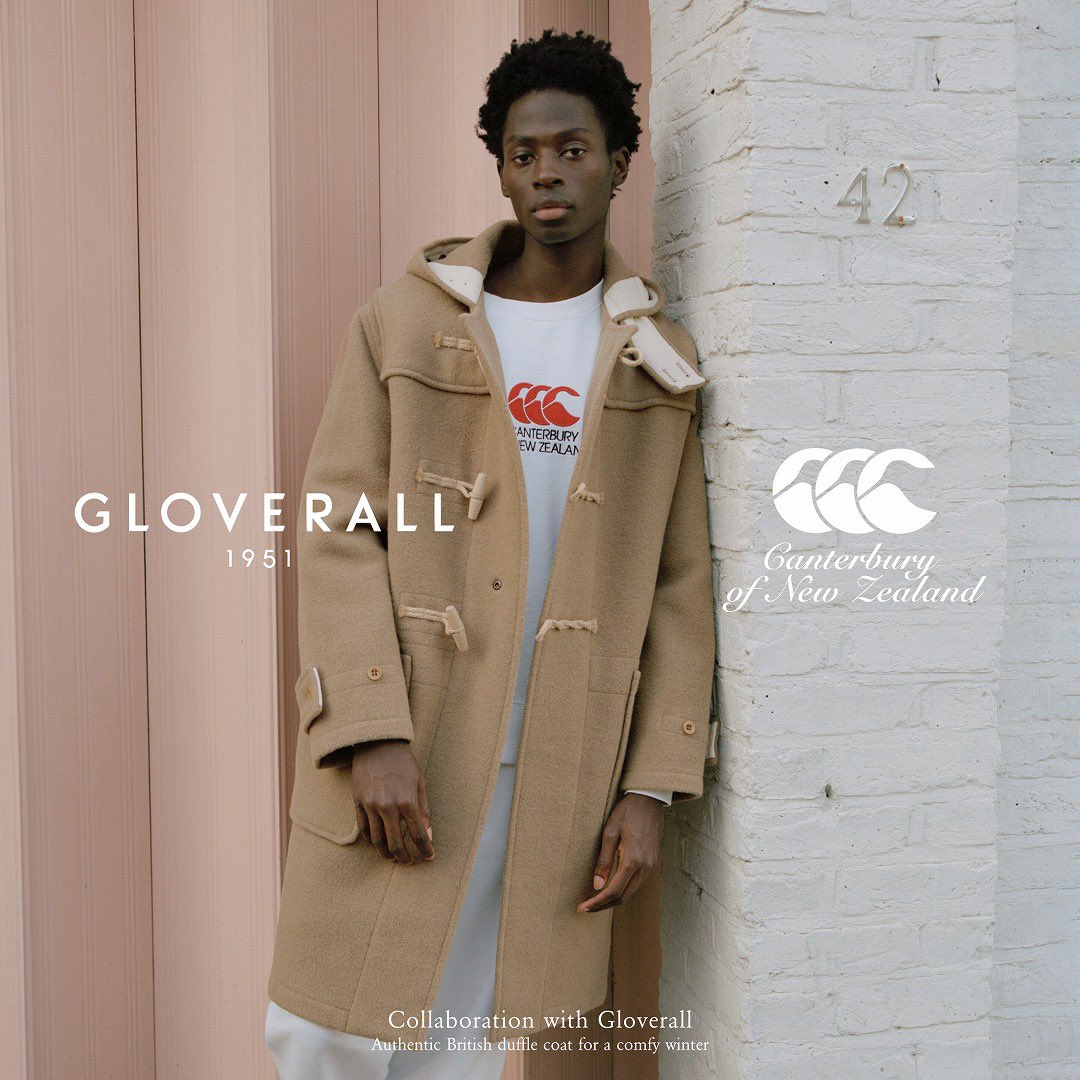 美品 Gloverall グローバーオール ダッフルコート グレー 40