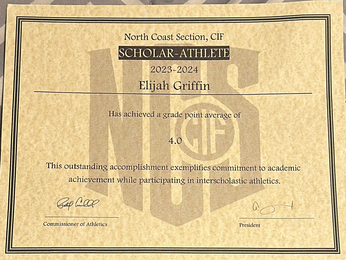 Proud to be recognized as a NCS Scholar-Athlete this year! <a href="/CoachRuggles/">Coach Ruggles</a>