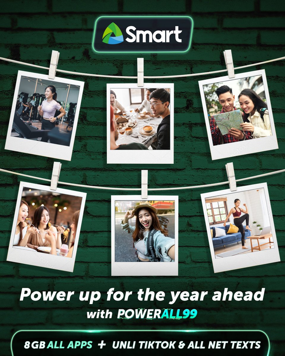 LiveSmart's tweet photo. May the power of Power All be with you this new year β‘
Load now and enjoy 8 GB for all apps, Unli TikTok, and Unli All Net Texts: https://t.co/xXbUvYitHQ
#PowerandMagicofSmart https://t.co/ooG4zEqytc