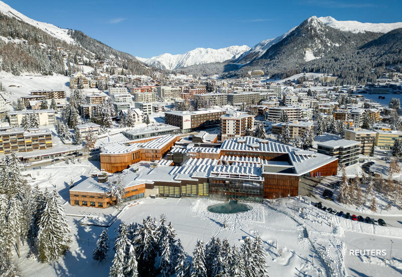 Reuters's tweet photo. On this special episode of Reuters World News podcast:

The theme of Rebuilding Trust at the @wef raises questions about the role of elite institutions and  widening inequality.

How will global leaders address these challenges? #Davos2024

🔊 Listen now https://t.co/4qU3fxNUCZ https://t.co/pydzFl3btZ