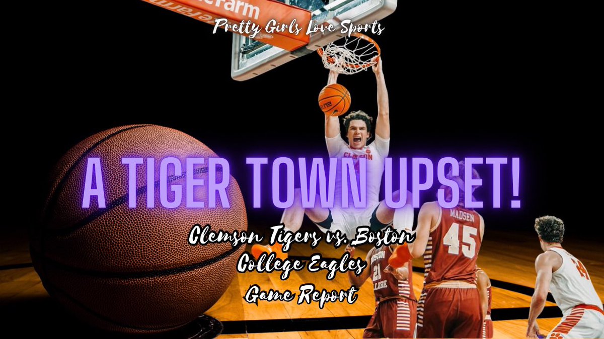 Triumph at Littlejohn! 🏀🎉 #21 Clemson Tigers roar to victory over Boston College Eagles in an electrifying ACC showdown. Home court advantage prevails! 🐅💪🏾

Watch the game recap here 👉🏾 youtu.be/uV0z1UkhrVE?si…

 #clemson #bostoncollege #ACCBasketball