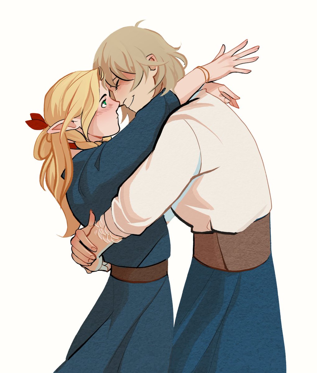 ファリントーデン ,マルシル 「[#dungeonmeshi] Them hehehe」|JadeQ 🐦のイラスト