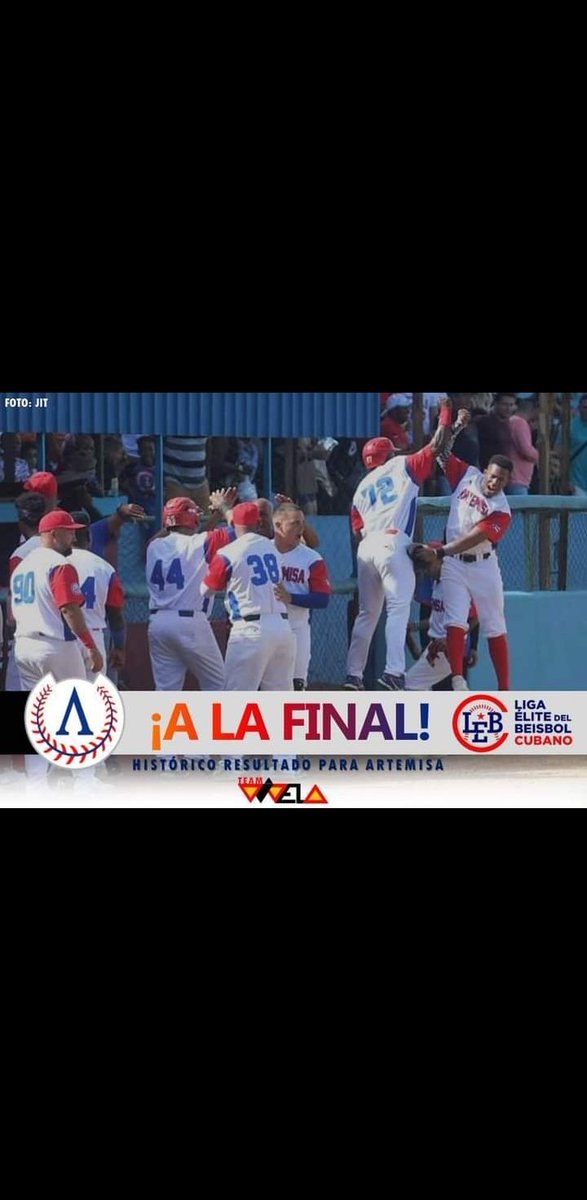 Gran victoria de los #CazadoresGuerrerosDeArtemisa sobre los #LeonesDeIndustriales les abre las puertas a la Gran Final de la II Liga Élite de la pelota cubana, FELICIDADES #ArtemisaJuntosSomosMás #VamosPorMás #ArtemisaCampeón