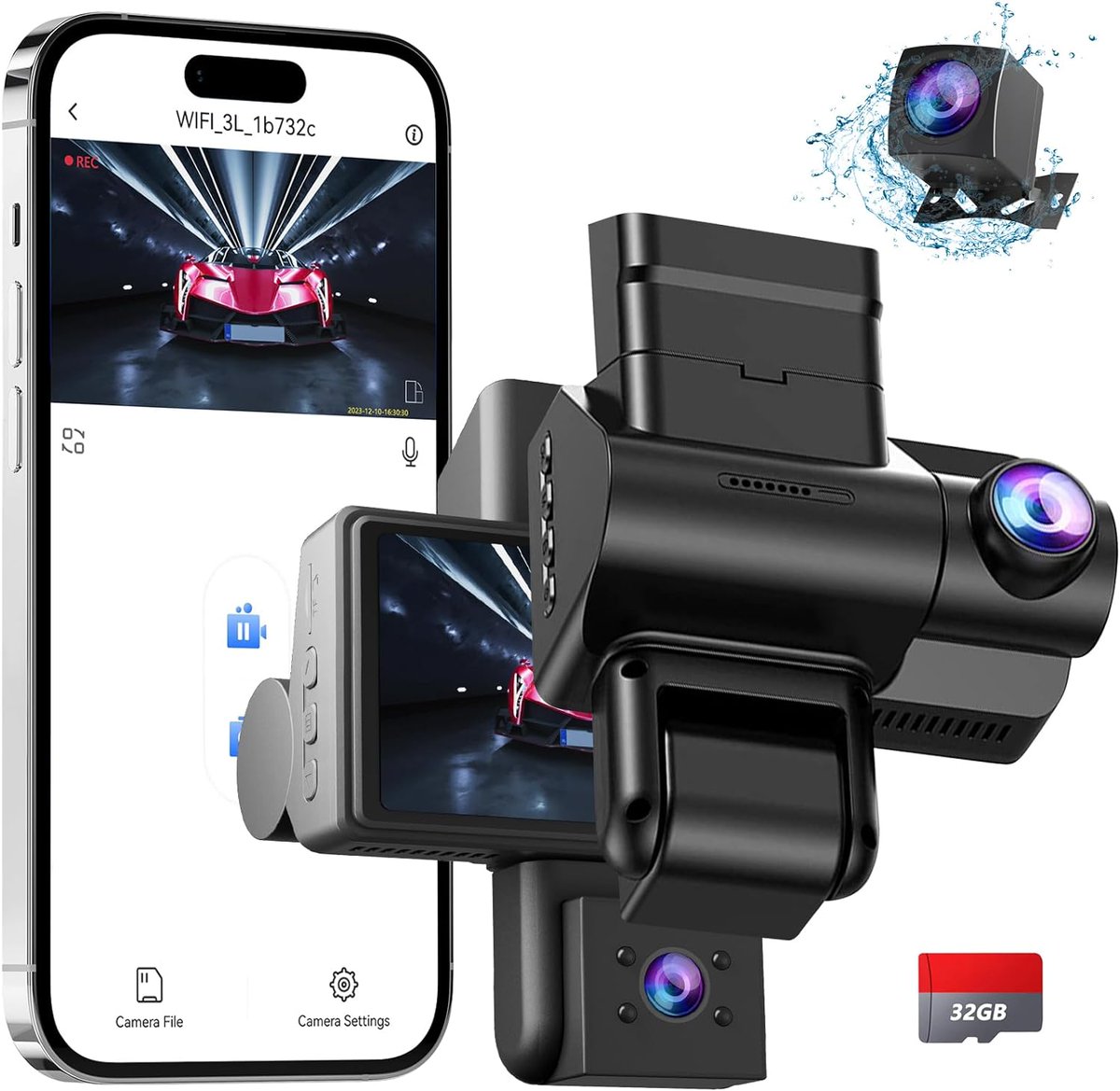 IntroduceVideo's tweet image. |Features/Details/Reviews| XQCK Dash Cam 3 Channel Front and Rear Inside 1080P+1080P+1080P,Dual Dash Cam Front and Rear 2K+1080P,WiFi with App... #OnDashCameras #carvideo #carcameras #XQCKDashCam3Channel #XQCKDashCam #XQCK #DashCam #DualDashCam pinterest.com/pin/5956714882…