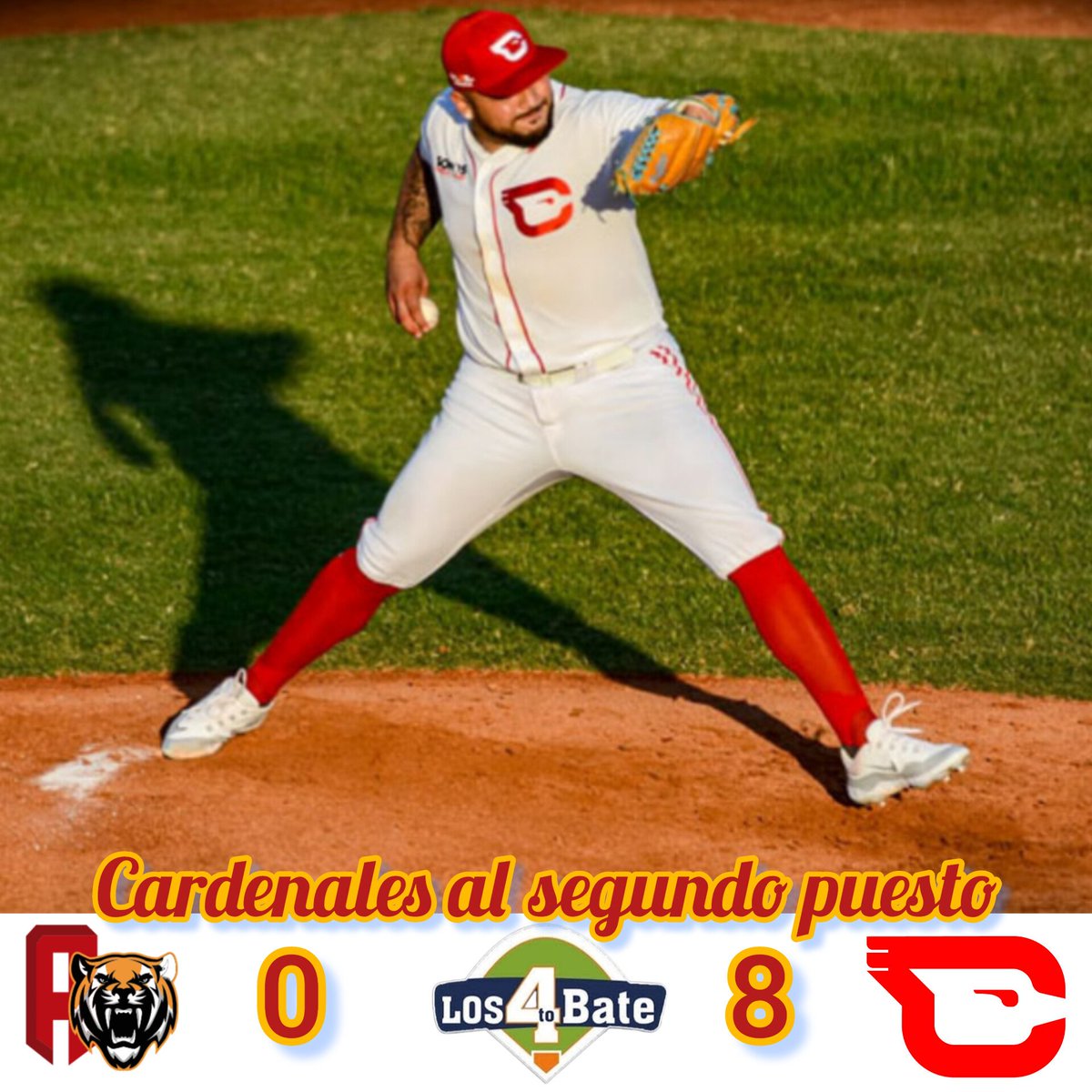 bate_los's tweet photo. Max Castillo limitó a la ofensiva de @TigresOficiales a 3 hits y un boleto en 7 entradas, para comandar el triunfo por blanqueo de @CardenalesDice 8-0 el sábado.

Castillo (W,2-1) ponchó a 5 durante su actuación.

#MaxCastillo #Caracas #LVBP #Venezuela #Lara #Barquisimeto https://t.co/RpuGHqzmzx
