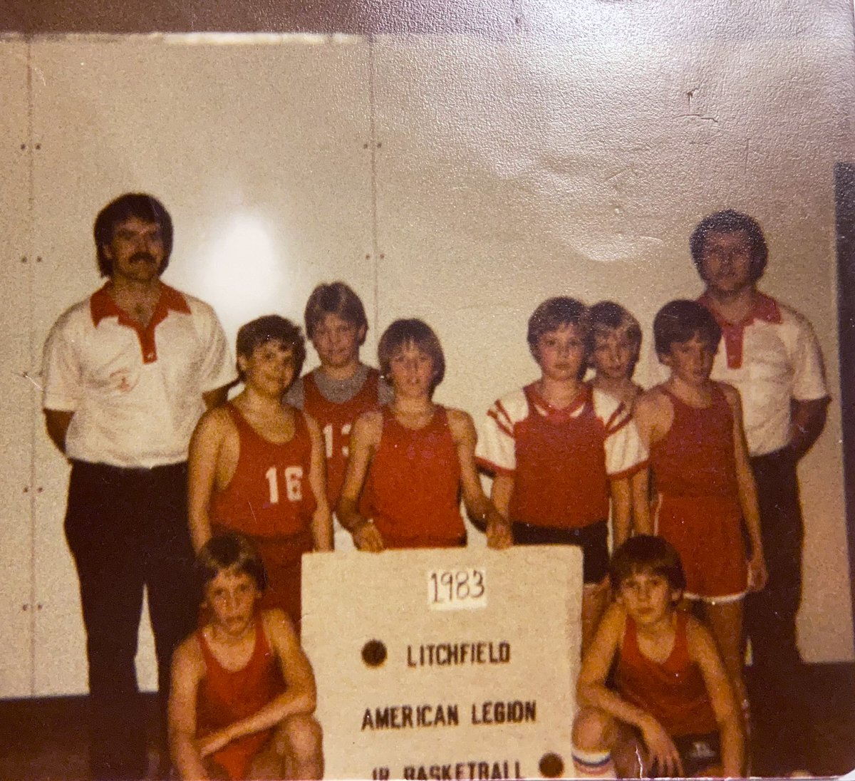 Harms1972's tweet photo. @MSHSLjohn @AnnandaleCards Great article @MSHSLjohn; I am pretty sure this was Coach Dolan’s first basketball championship with @AnnandaleCards in 1983. https://t.co/s38wBoXQbf