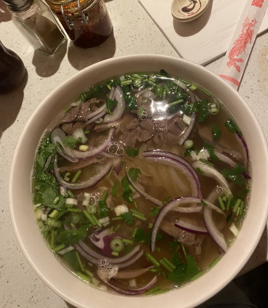Beef pho. 😍
