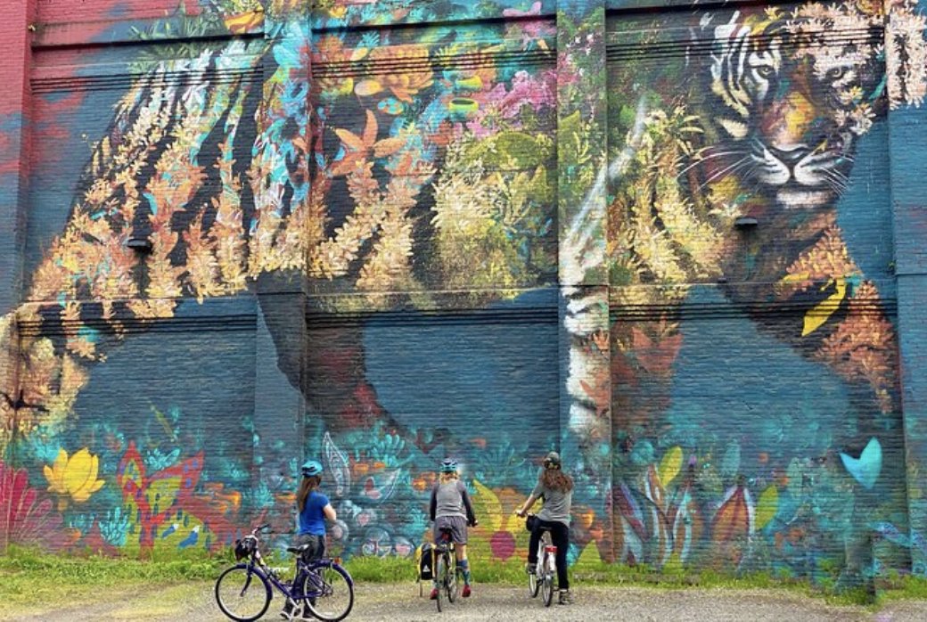 #Streetart and #bikes are two of my favorite things. With this #biketour, you can enjoy both! Explore the #cityofroses with an expert guide for two hours. #biketours #portlandtravel #travelportland #biketravel #giftsforartists #giftsforcyclists bit.ly/streetartbiket…