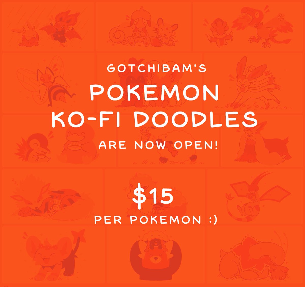 gotchibam's tweet photo. Heyo! Currently accepting requests for pokemon kofi doodles for $15 each! Just a heads up, I won't be able to start w/ them right away since I still have comms in progress. But I really need extra budget so I'm taking slots in advance 😓

👉 https://t.co/o9n6NS7eIm

Tysm!! 🙏💖💕 https://t.co/rq51MrJojC