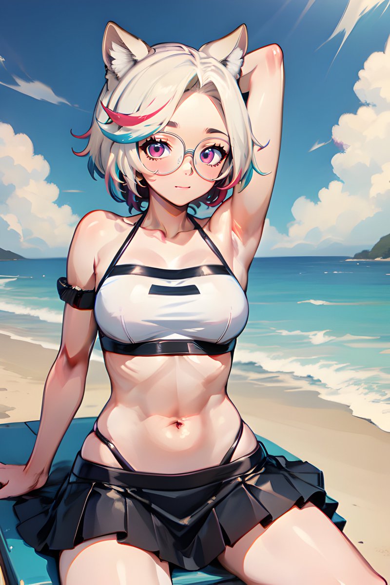 Atuqai's tweet photo. Ando probando el modelo de Funaby, y me gusto mucho, pero falta mejorar
#FubyArt #funabyvt #owozu #VtuberES #AIgirl #AIArtwork https://t.co/JfJ1grv798