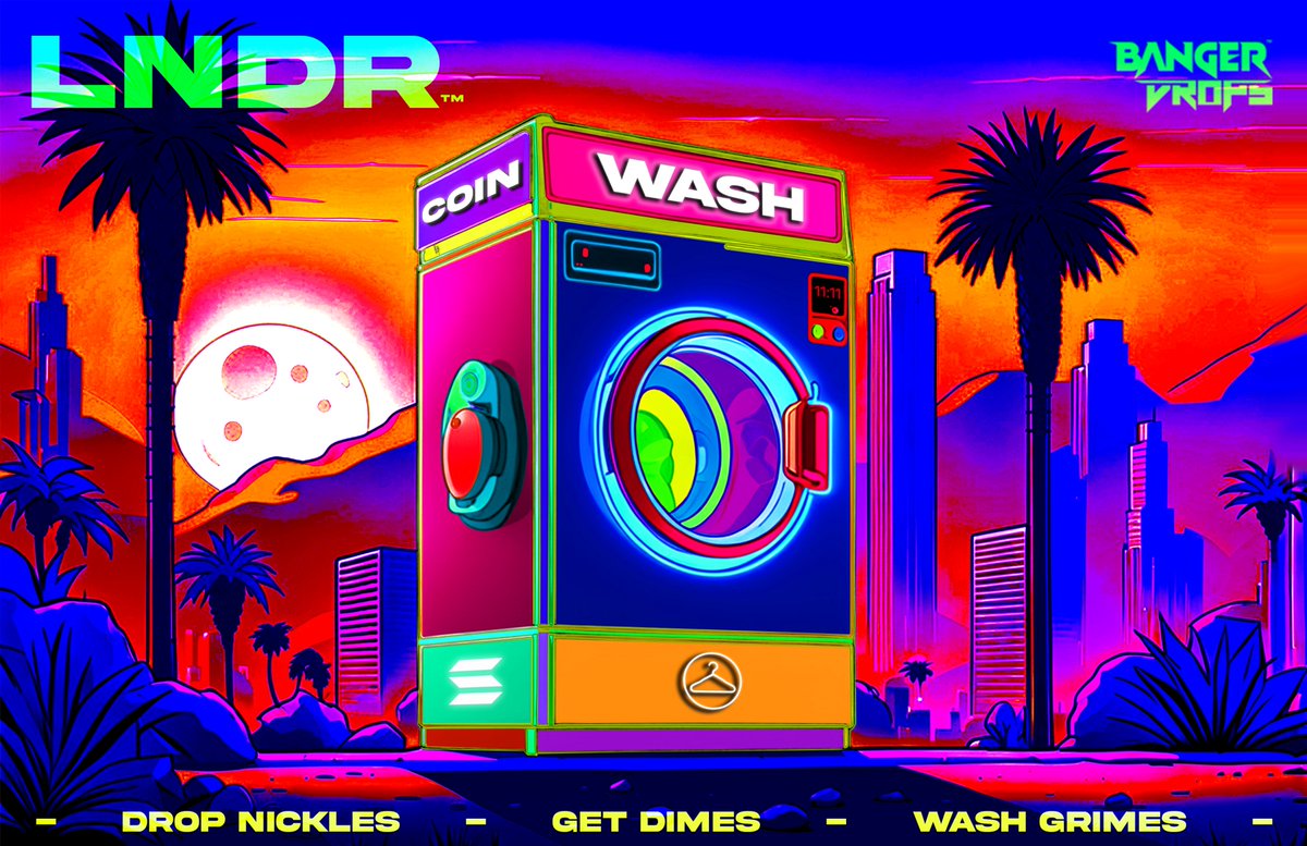 LNDR is a Meme-Coin Followed by 1999 1of1 NFT's - coinlndr.cash For Tokenomics and more. by <a href="/BangerDrops/">BANGER DROPS</a> #LNDRCOIN