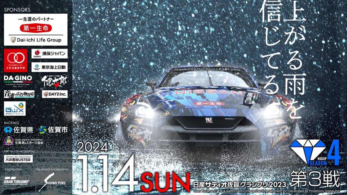 Shunmacher_27's tweet image. #日産サティオ佐賀GP2023 シーズン4
第3戦 グレードB 第2レース
予選P2→決勝P1🏆(2連勝！！)
予選はチームの作戦で後に出ることを決めていたのもあってフロントローからスタートでき、決勝も終盤に3台が接近しましたが、チーム一丸となって優勝できました！
最終戦もチャンピオン目指して頑張ります！