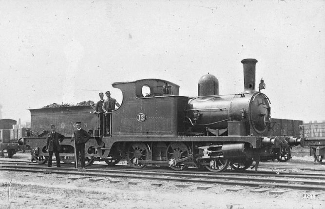 O2 Tender Engine - Number 3 was a Sharp Stewart 0-6-0 Tank Engine which was later ...
