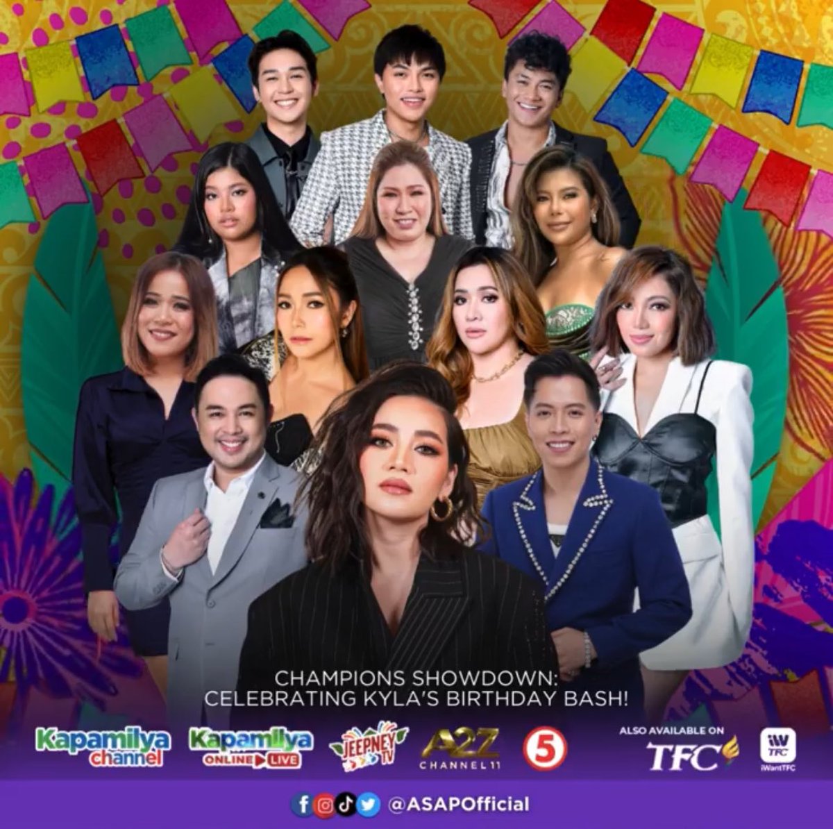 JMsurers's tweet photo. Ayan na ang ASAP Singing Champions with Kyla!

SOULFUL JM YOSURES
#JMYosuresOnASAP | @jmyosures 
#ASAPfest https://t.co/AgmMe2RvNw