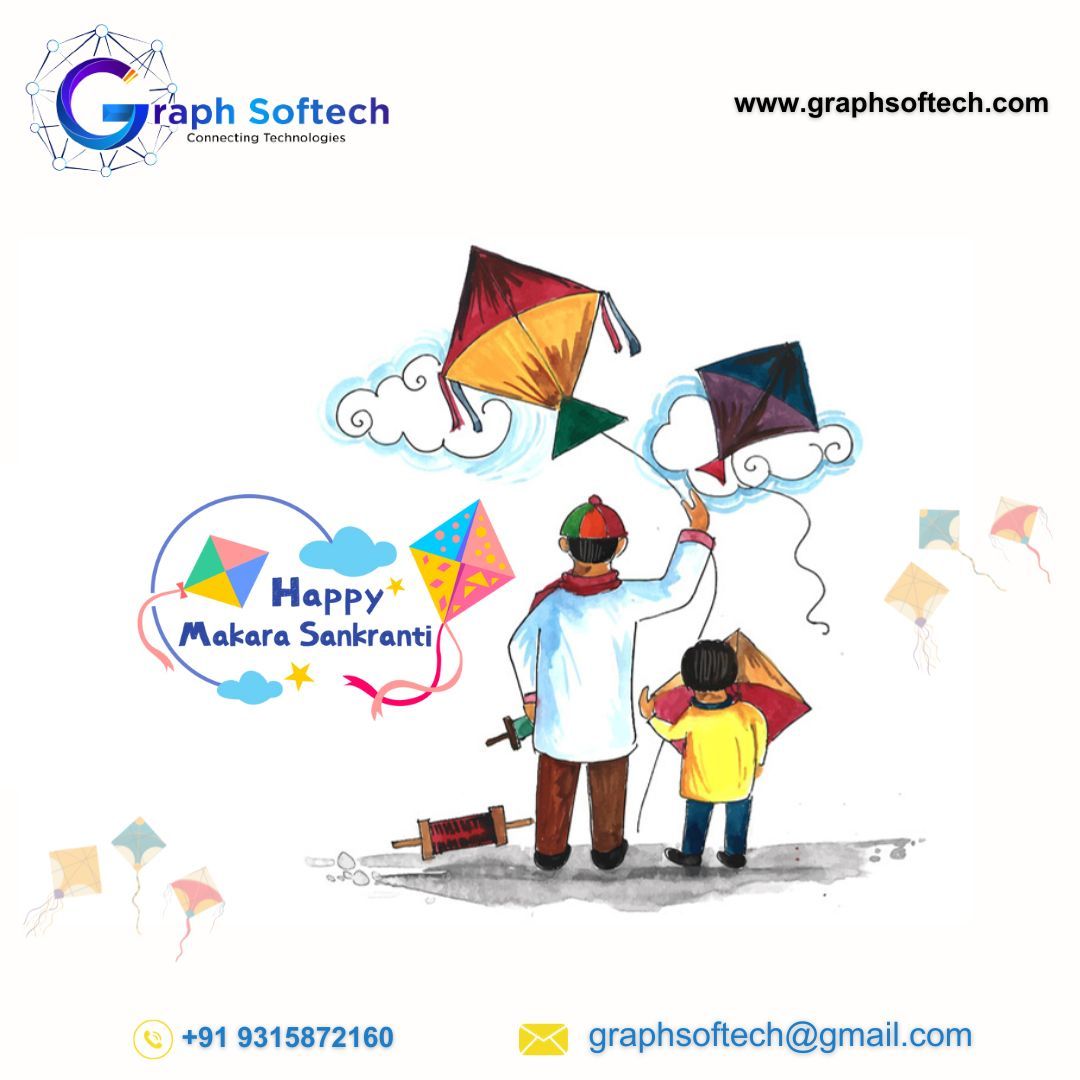 graph_softech's tweet photo. May the vibrant colors of kites fill the sky, as we celebrate the joyous festival of Makar Sankranti, marking the transition of winter to spring with warmth, unity, and the spirit of new beginnings. ✨🪁
 
#MakarSankranti #FestivalOfHarvest #makarsankranti #sankranti #festival https://t.co/W3tsni8tDZ