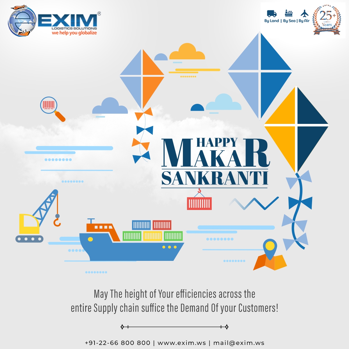 eximtranstrade's tweet photo. May the divine blessings of Makar Sankranti bring prosperity and success in all your endeavors. Savoring the sweetness of til-gur and the joy of unity this Makar Sankranti!
 #MakarSankranti #HarvestFestival #KiteFlying #JoyfulCelebration#TilGur #HarvestSeason #FestiveVibes https://t.co/moQVGVGa0K
