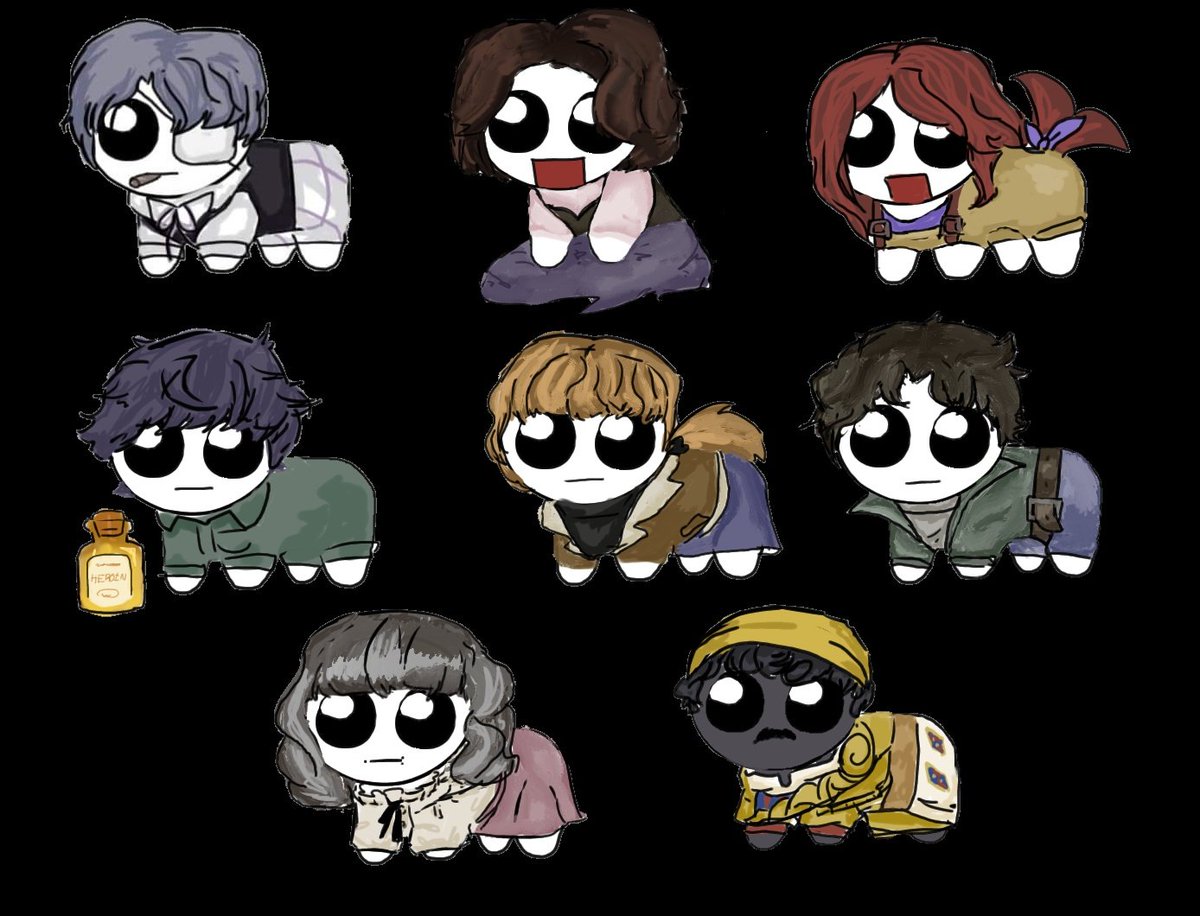 Snowflakenk's tweet photo. Hello, here are some doodles of fear and hunger termina Yippie #FearandHunger #fearandhungertermina https://t.co/UuzU2I3xeh