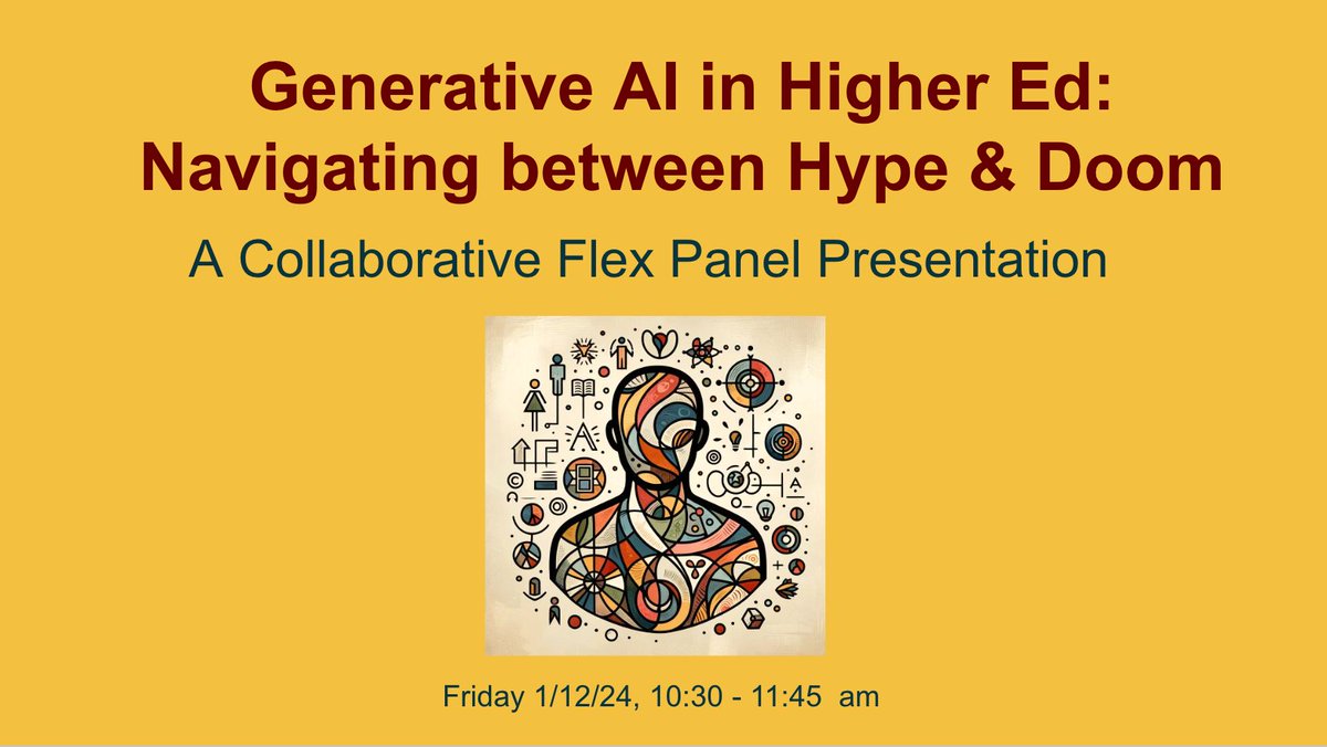 Led the first-ever all-campus panel presentation on Gen AI & higher ed yesterday. A joy to collaborate with 5 colleagues from across disciplines + one of my students. 171 people in attendance & we received encouraging feedback. May it be the start of many more rich conversations.