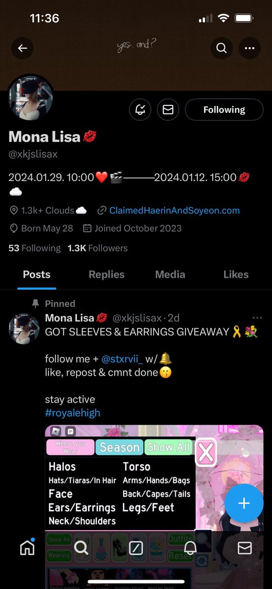 lxnar_eclipse's tweet photo. @xkjslisax @stxrvii_ Done!😺 https://t.co/JNY1AwHnXB