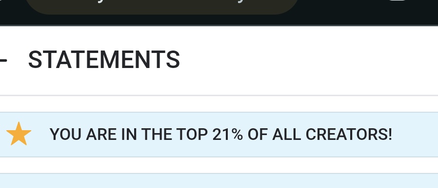 I'm in the top 21% of all creators on OnlyFans!! 😳😲