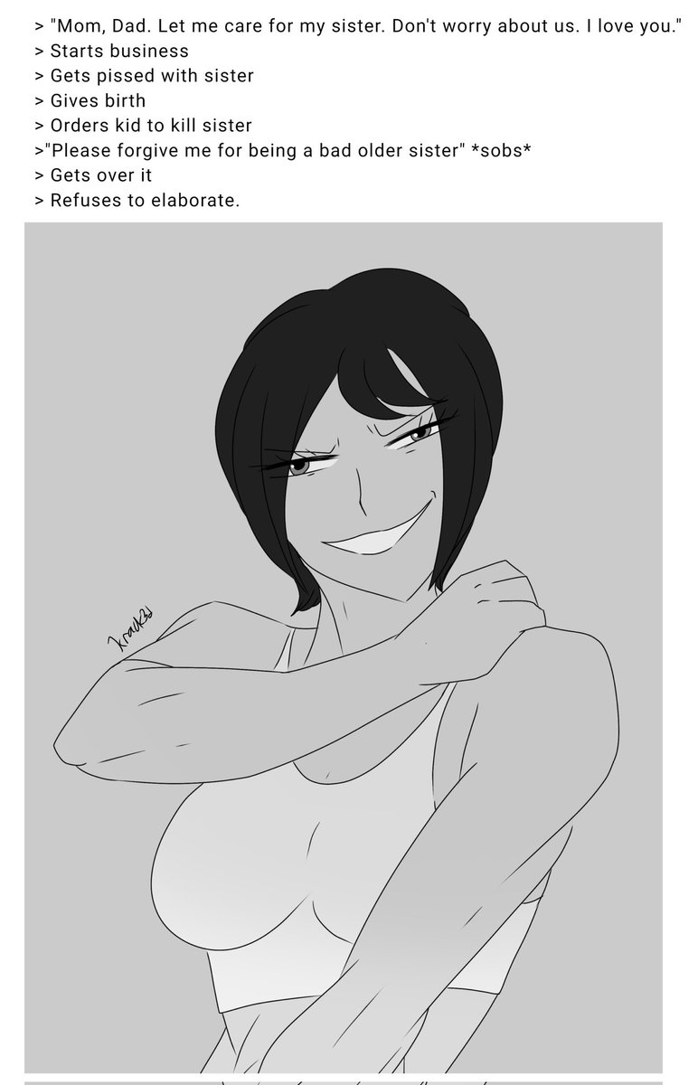 KevlarCrack3d's tweet photo. I drew gigachad Vanta Black in 2021 and now I decided to make the image into a meme. 

#OC #octwitter #ocart #art #Artist #artists #ArtistOnTwitter #arttwt #digitalart #DigitalArtist #digitalpainting #digitalartwork #digitaldrawing #drawing #Memes #drawnmeme https://t.co/IO3TCKX59q