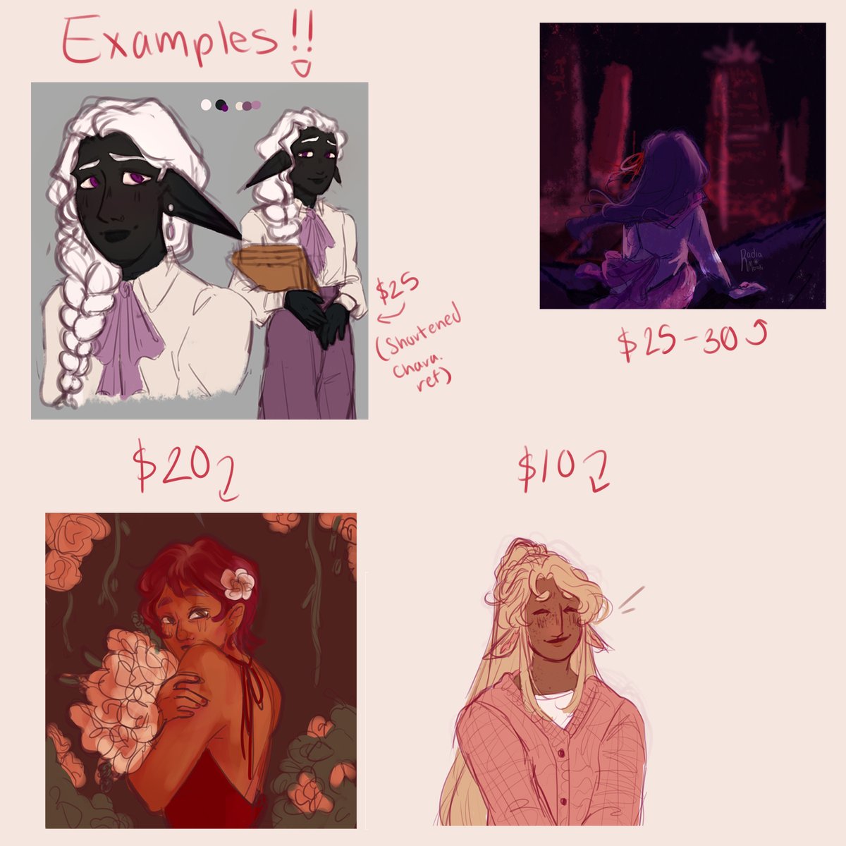 RadiaMeraki's tweet photo. Commissions!! Even with a job, college makes a friend struggle. Any support would help, just DM me and we can figure something out! (one more info piece under the cut) https://t.co/bQ3do6bcdw