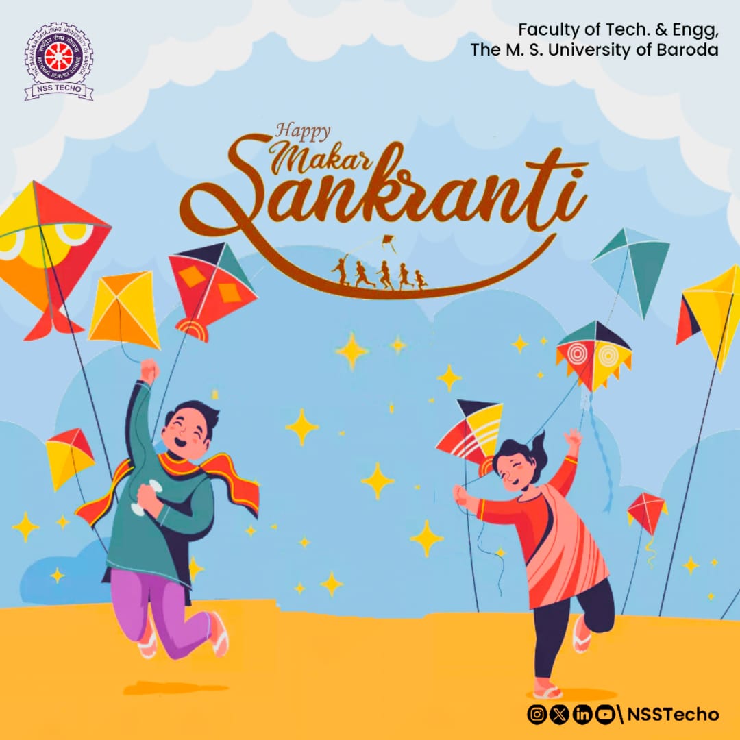 nss_techo's tweet photo. "Uttarayan: where dreams take flight on the wings of colorful kites, and the sky becomes a canvas painted with the joy of togetherness."

#socialservice #nssindia
#nsstecho2024 #notmebutyou
#makarsankranti https://t.co/O8QEgDS5dZ