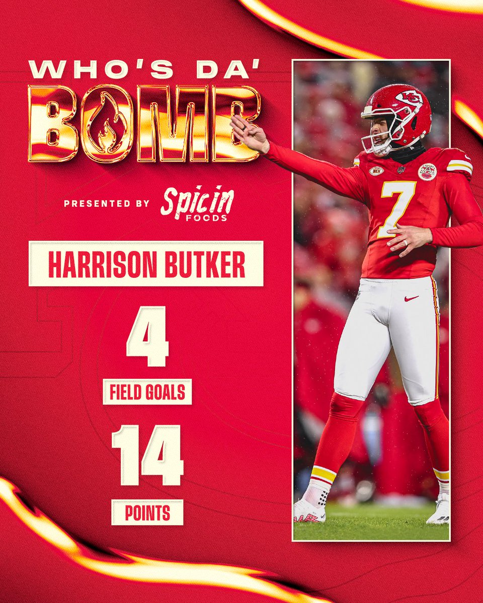 .<a href="/buttkicker7/">Harrison Butker</a> hit the 4 for 4 🔥