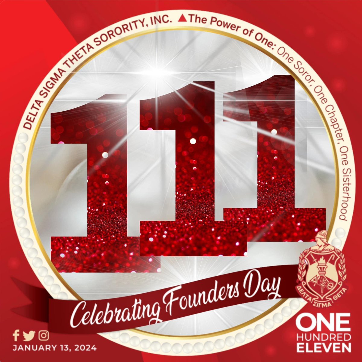 Happy Founders Day to my Sorors of <a href="/dstinc1913/">dstinc1913</a> #DeltaSigmaTheta #1913 #111years #KPmade #Fortitude