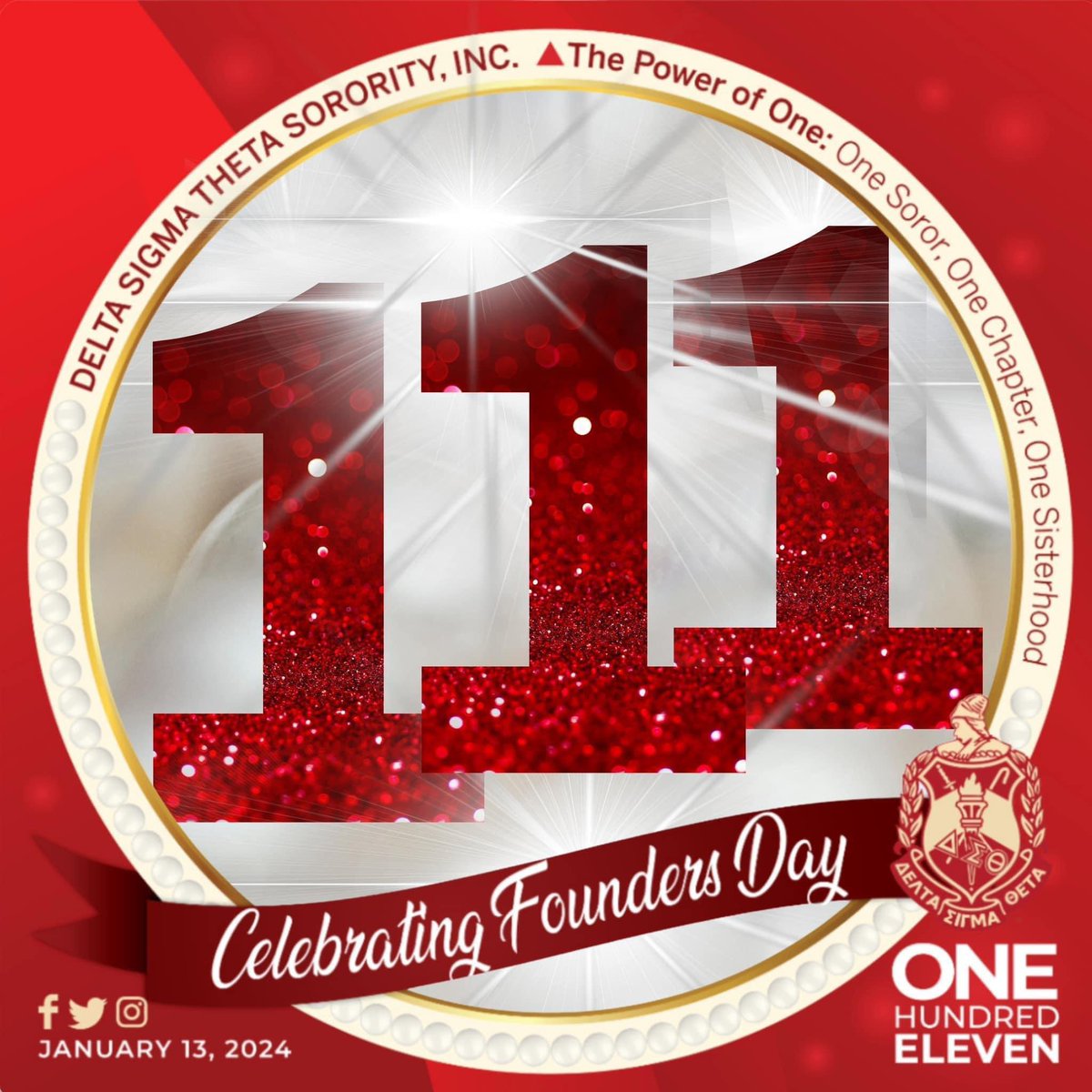 Happy Founders Day to my Sorors of @dstinc1913 #DeltaSigmaTheta #1913 #111years #KPmade #Fortitude