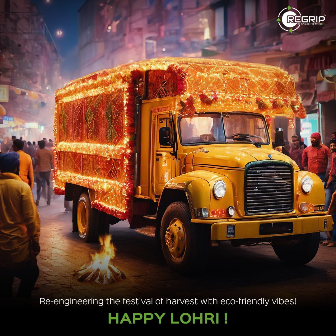 Regrip_India's tweet photo. Sparking joy this Lohri with eco-friendly flames! 🔥🌿 

Choose Regrip Tyres for a sustainable drive towards a greener tomorrow. Let's light up the festival responsibly. Happy Lohri! 🌎♻️ 
.
.
.
#HappyLohri #Lohri #RegripTyres #Tyres #ShareTheJoy #ReduceReuseRecycle #Reengineer https://t.co/zrSBYdJ205