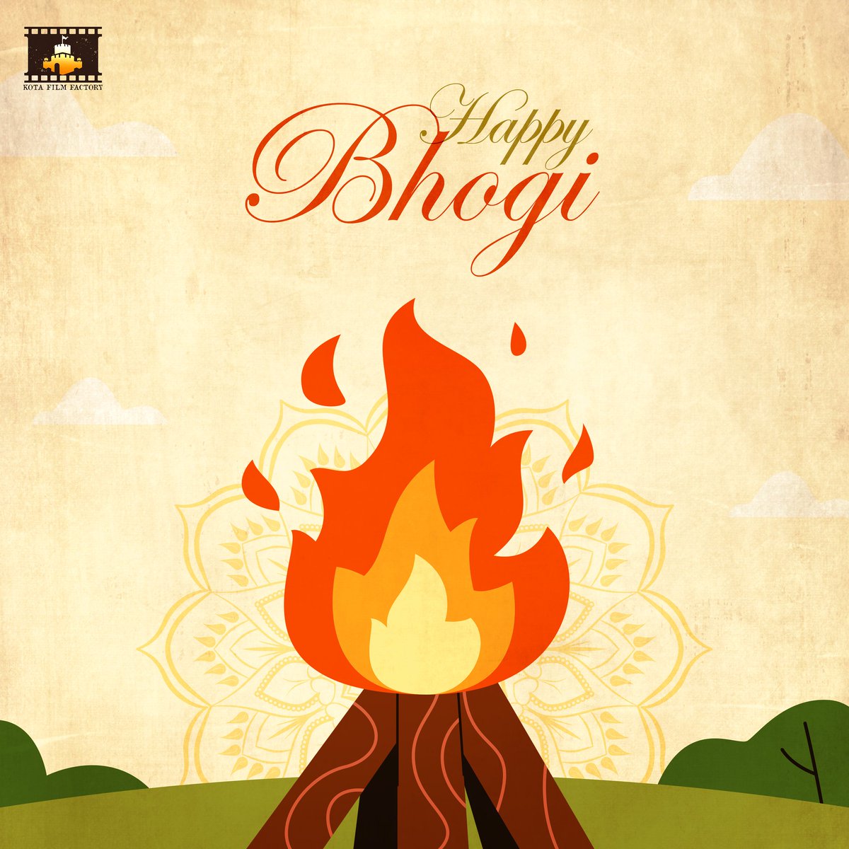 kotafilmfactory's tweet photo. May the festive fire burn the negativities from your life forever and fill it with smiles and success. #HappyBhogi everyone🔥 https://t.co/bdbx4Fhjyh