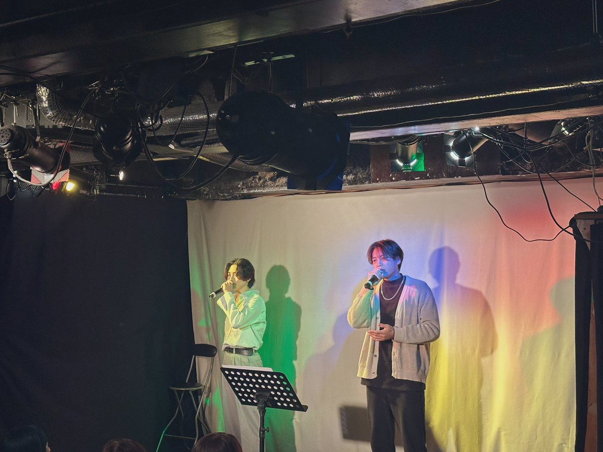1003Sonpha's tweet photo. 本日は「小楠たかひろLIVE」にお越し頂き
ありがとうございました✨️

ゲスト出演のYOHEくんにも久々に会ったけど変わらずYOHEくん節炸裂だったし、
これからの活動気になるところだし頑張ってもらいたいですね🤩

2人共화이팅👍👍 https://t.co/Bsj5AEmtUy