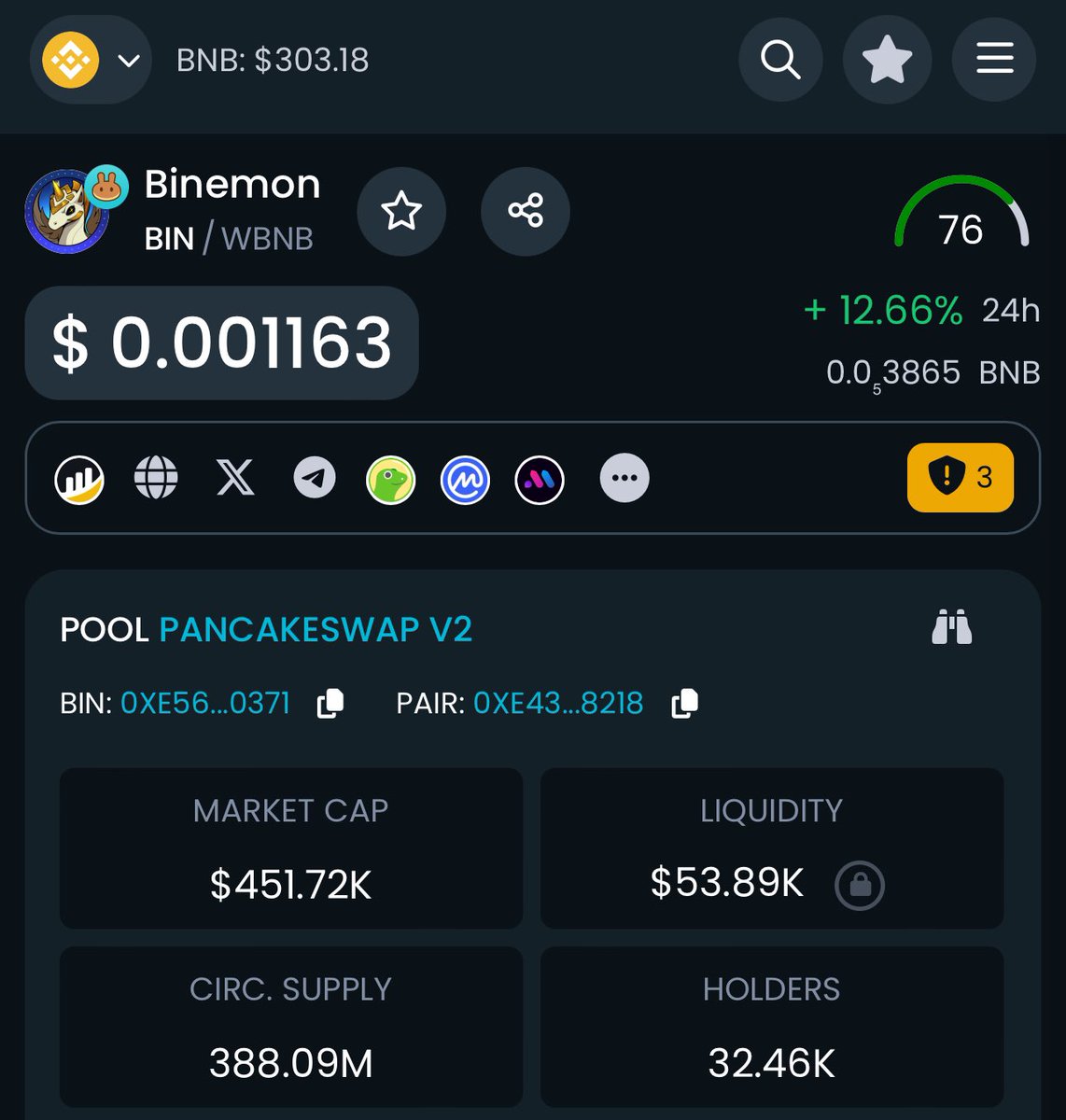 binemonamb's tweet photo. $BIN basic check:
- ATH x35 from IDO
- Listed on #Gateio #MEXC #Latoken 
- Partnership @BGameAlliance @chainlink 
- Remove contract ownership
- Burned more than 60% total supply
- 32.46k Holders

Low cap, big holder club
Let’s imagine when all of holders comeback and go viral 🚀 https://t.co/OLhgOml4wi