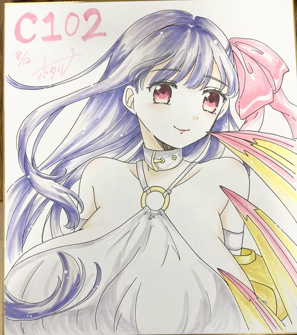C102の色紙 パッションリップ×2、トラロック、BBちゃん。