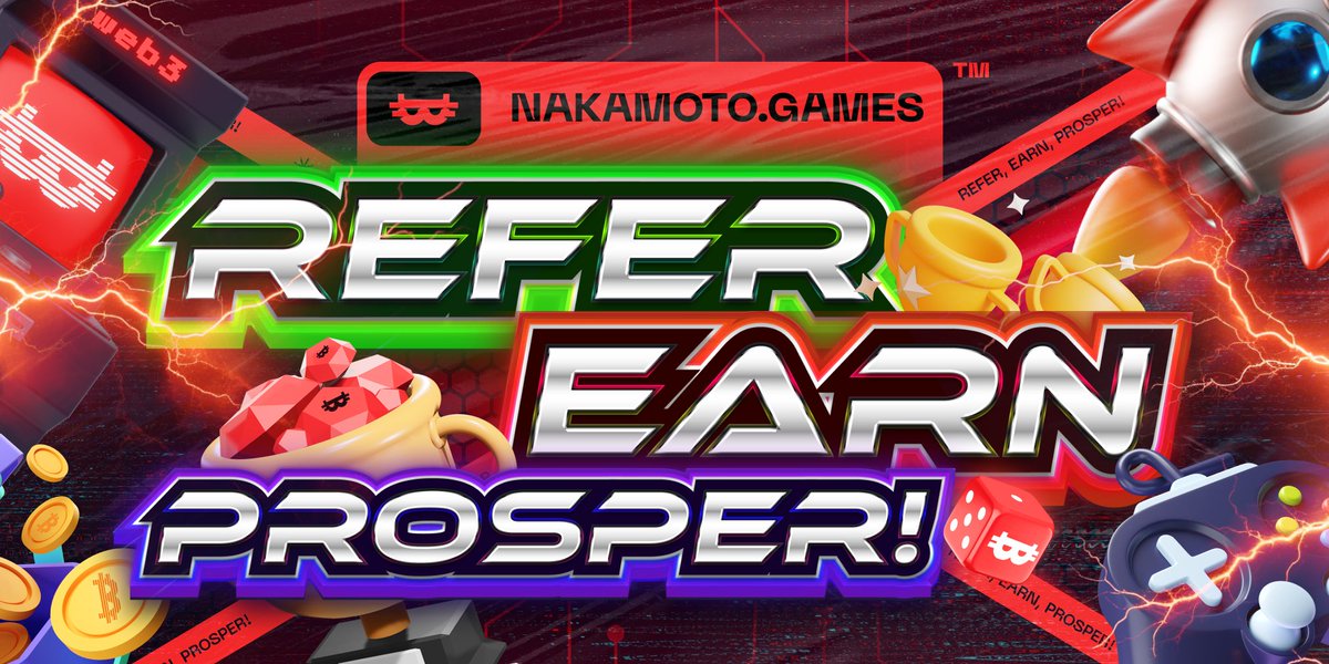 NakamotoGames's tweet photo. Earn passive income for life by inviting friends to Nakamoto Games!

Receive a 3% referral fee on their gameplay, paid in real-time with $NAKA. Monitor your referrals and track earnings.

Be a part of the $NAKA revolution: https://t.co/hbirEIUaJ5

#Play2Earn Gaming at its finest! https://t.co/vW5IkBoZ7Q