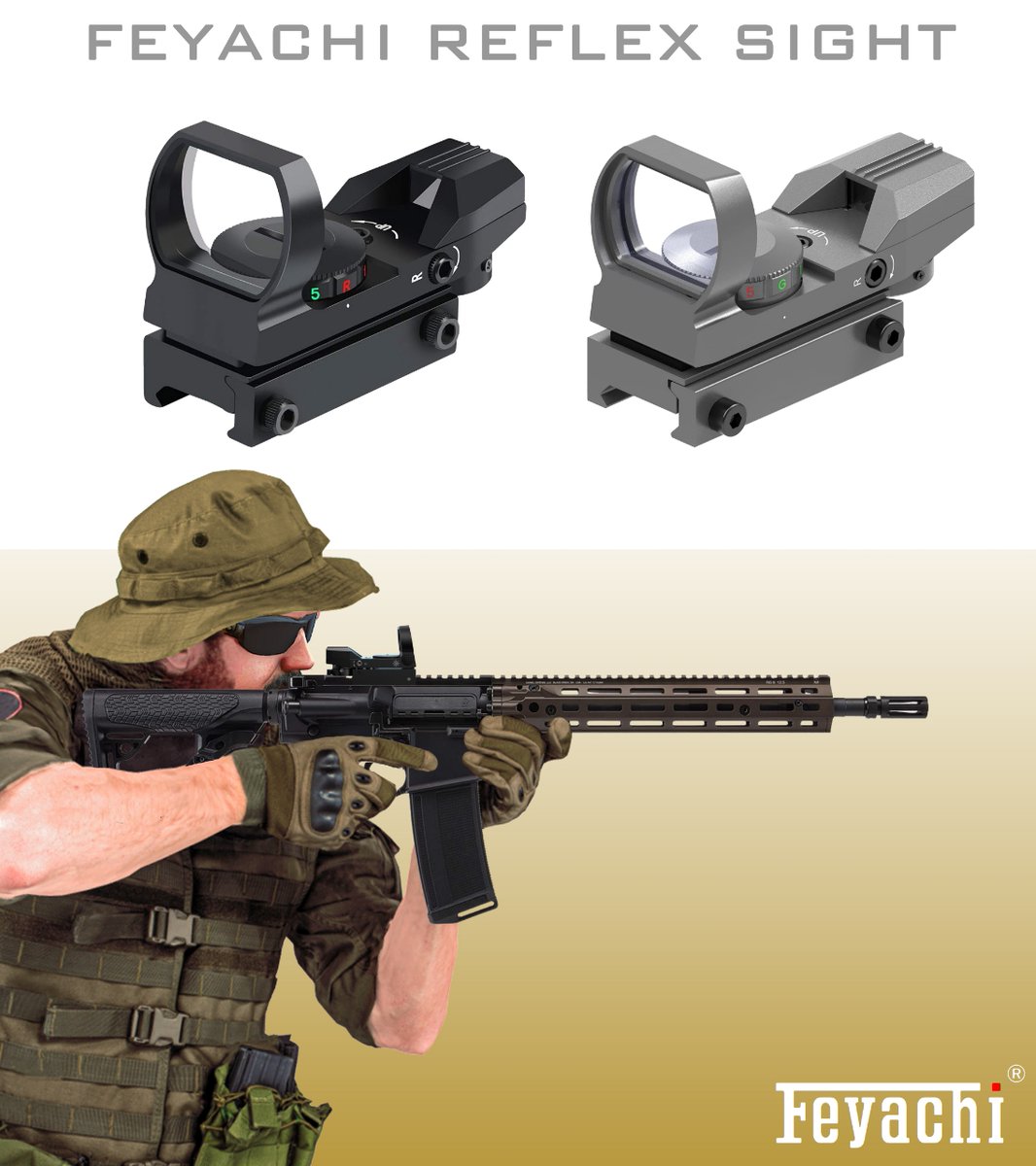 Feyachi_store's tweet image. 🔍 Precision meets adventure with Feyachi RS-29 Reflex Sight! 🦌 Swift target acquisition, open design, and customizable dot system in red or green. 

 Unleash the thrill of the hunt with precision and adaptability! 🎯 🌲

#hunting #huntinggear #reflexsight #riflehunts #optics