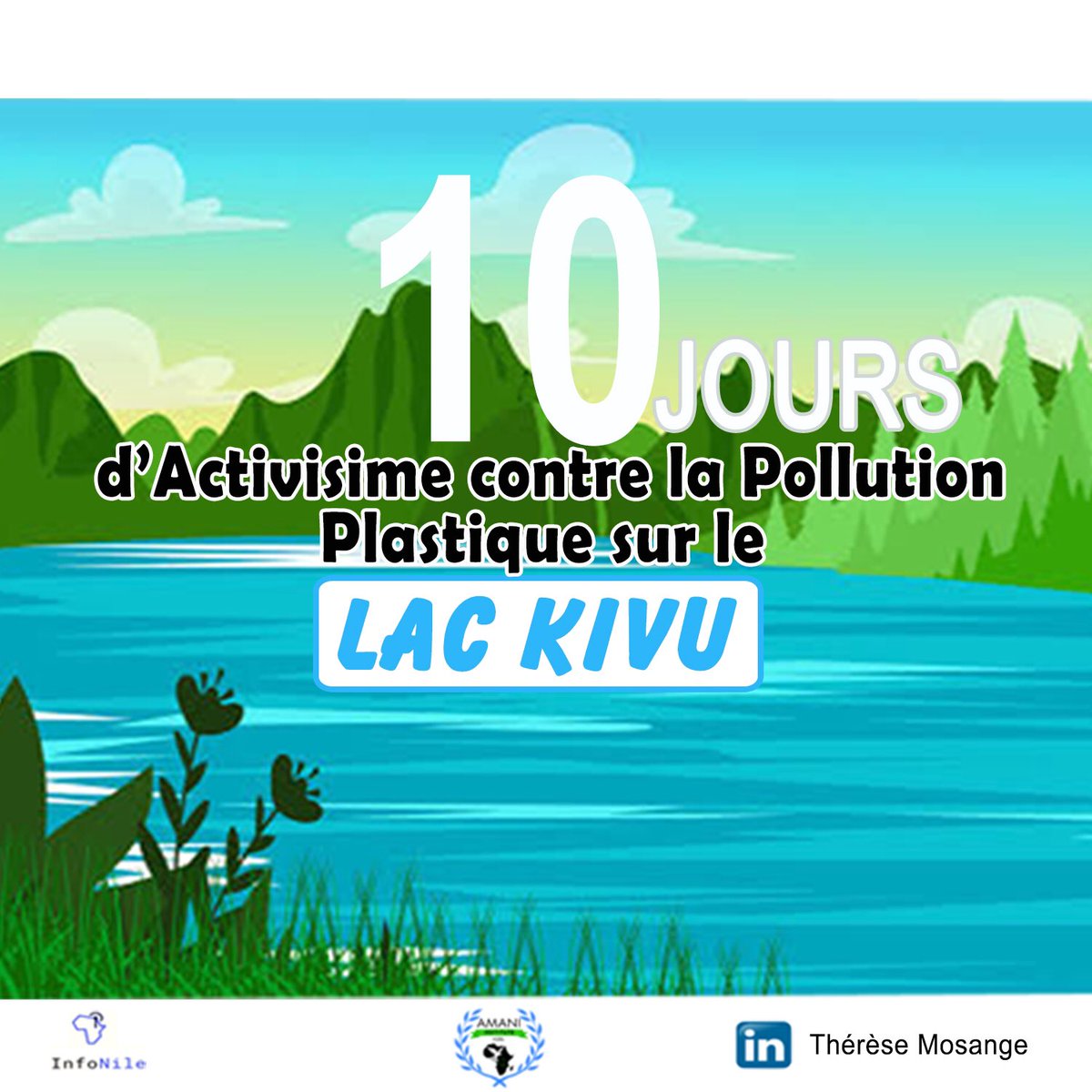 ThereseMosange's tweet photo. Joignez-vous à nous pour notre campagne contre la pollution plastique sur le lac Kivu. Comme nous le savons tous, l’eau que nous buvons dans la ville de Goma provient du lac, nous avons donc mille et une raison de se battre pour cette plus grande ressource dégradée et menacée https://t.co/8hzbIgzp9w