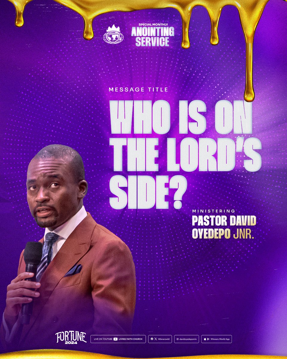 ft_canaanland's tweet photo. Word Session 

Message Title: Who is on the Lord's Side? (Pt. 2C)

Pastor David Oyedepo Jnr. @DavidOyedepoJnr 

God cannot force anyone to come to His side. - Matt. 23:27-28, Jer. 6:16-19

#LFCLiveService
#AnointingService
#Fortune2024 https://t.co/ClJ7GLzkuw